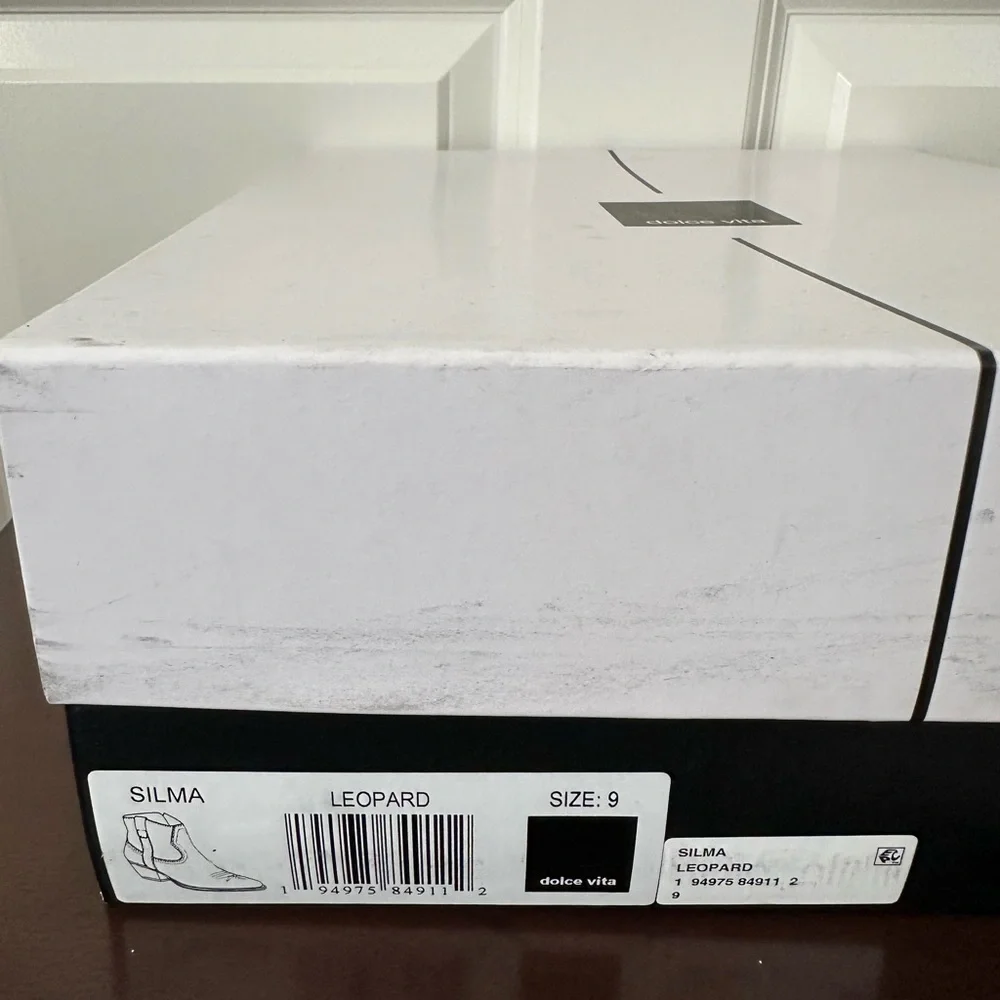Dolce Vita Silma Bootie Leopard Calf Hair Size 9
